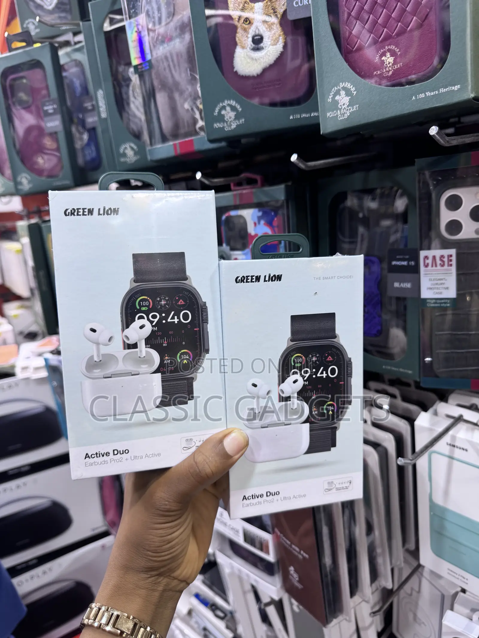 Green Lion Active Duo With Earbuds Pro2 + Ultra Active