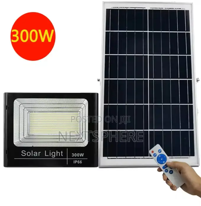 300W Solar Security Flood Light for Yard, Garden, Etc.