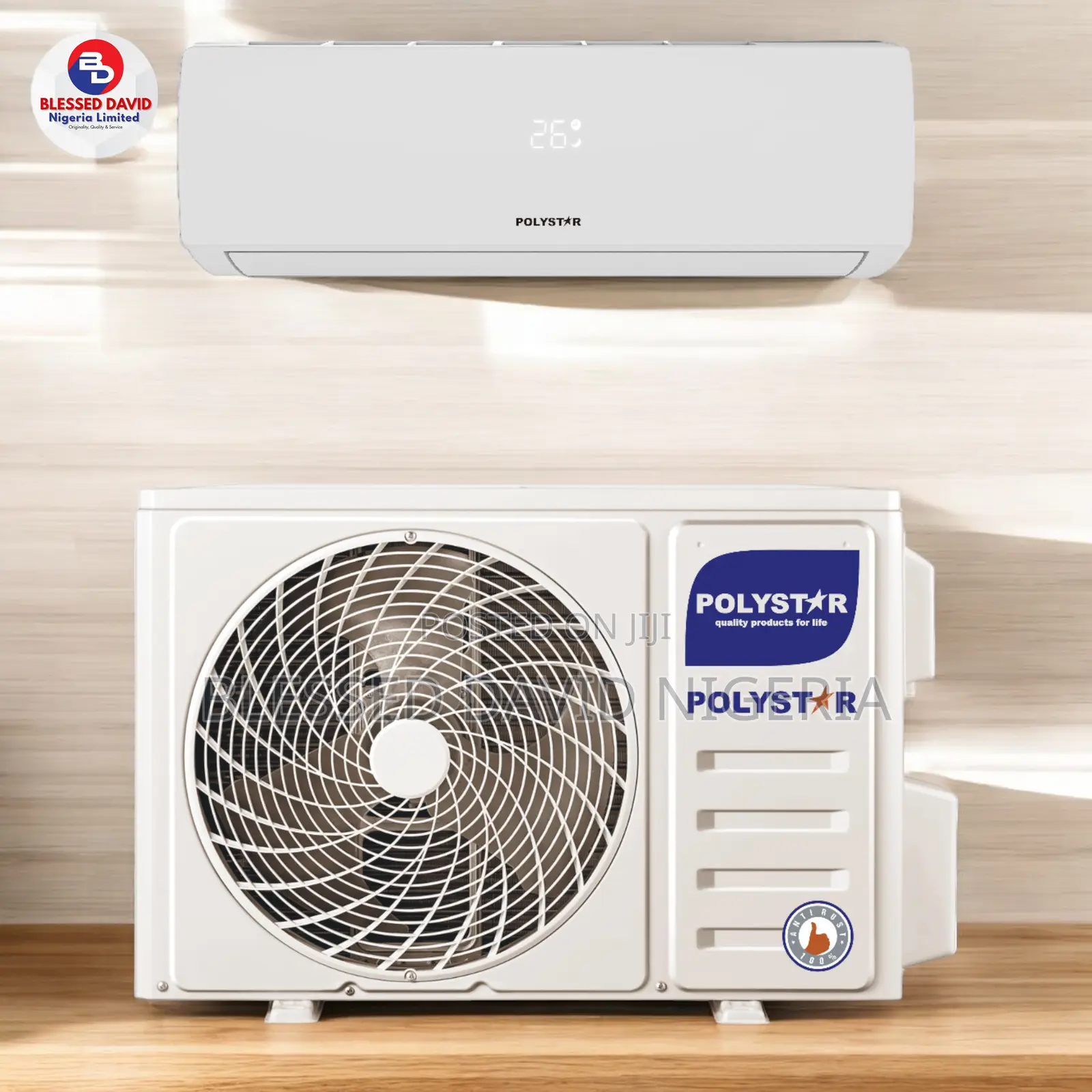 Polystar 1.5hp Regular R410 Air Conditioner