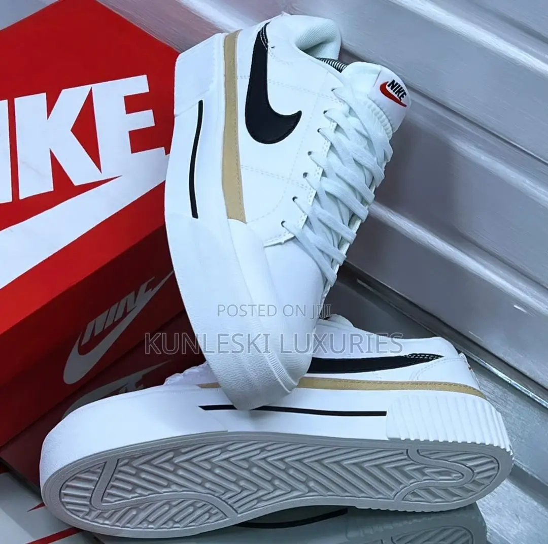 Original Nike Court Legacy Lift White Sneakers
