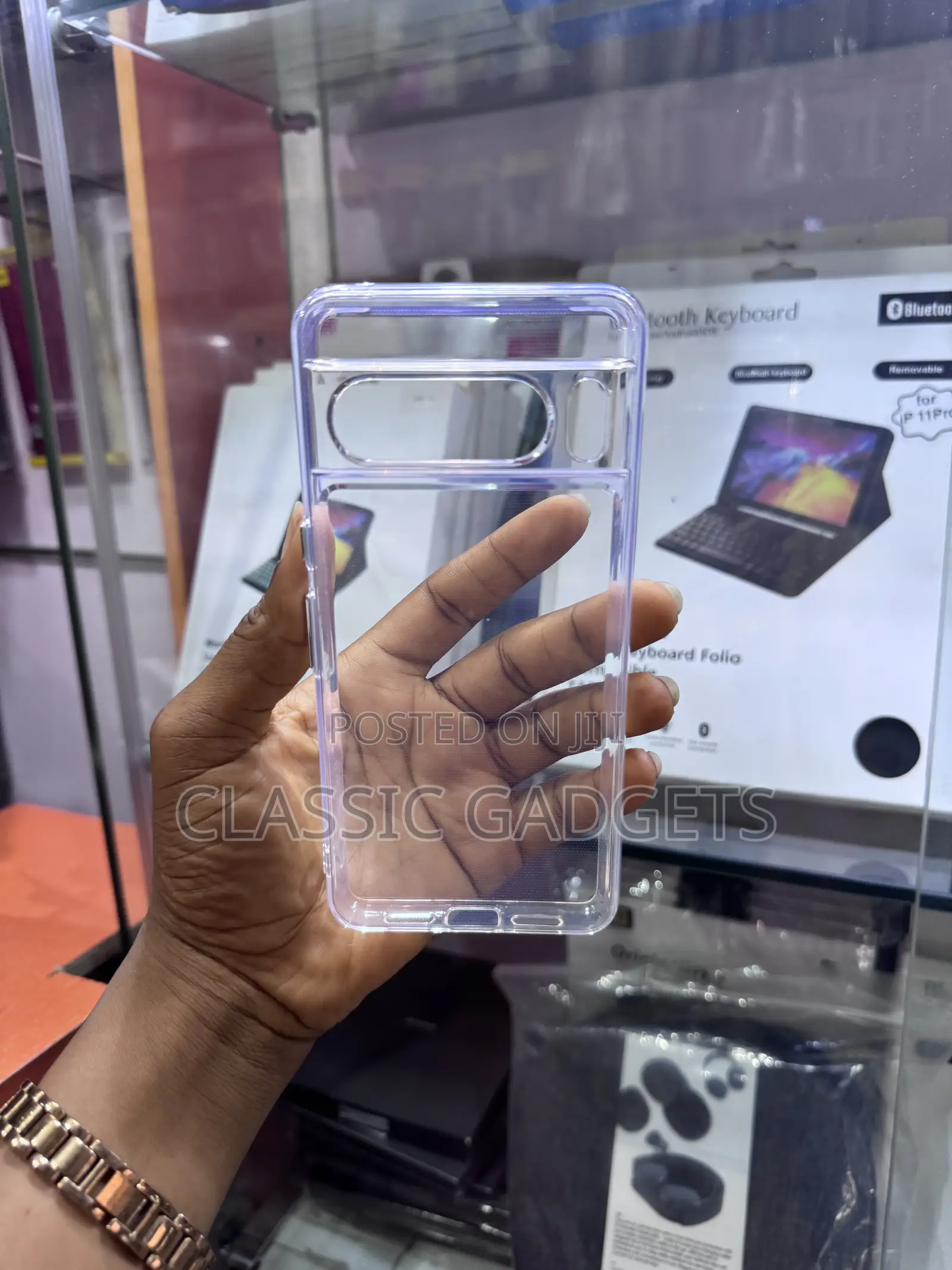 Soft Rubber Transparent Cover for Google Pixel 9 to 9 Pro