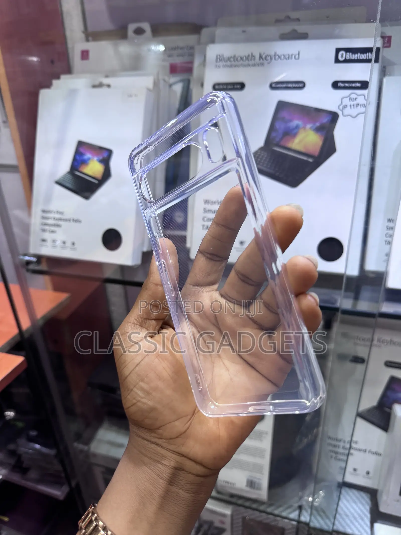 Soft Rubber Transparent Cover for Google Pixel 9 to 9 Pro