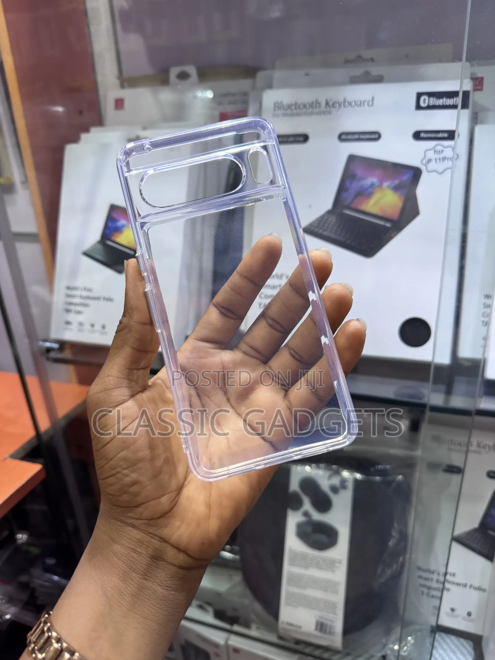 Soft Rubber Transparent Cover for Google Pixel 9 to 9 Pro