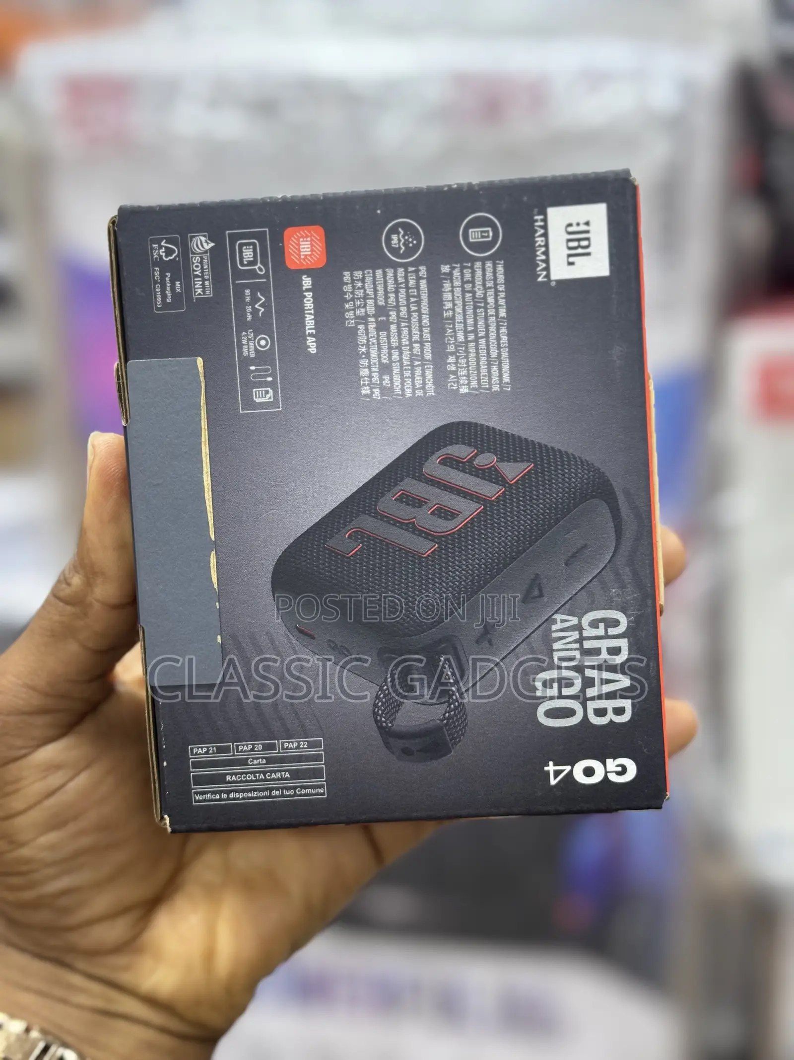 JBL Go 4 Portable Bluetooth Speaker