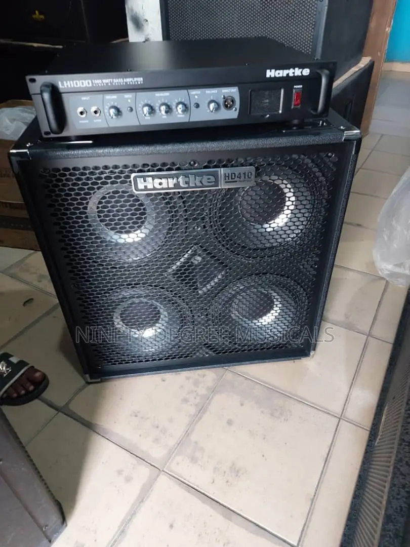 Hartke LH1000 and HD410 Amp