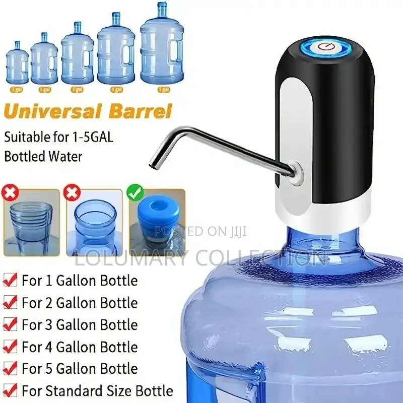 Usb Rechargeable Automatic Water Dispenser Pump Gallon Water Bottle