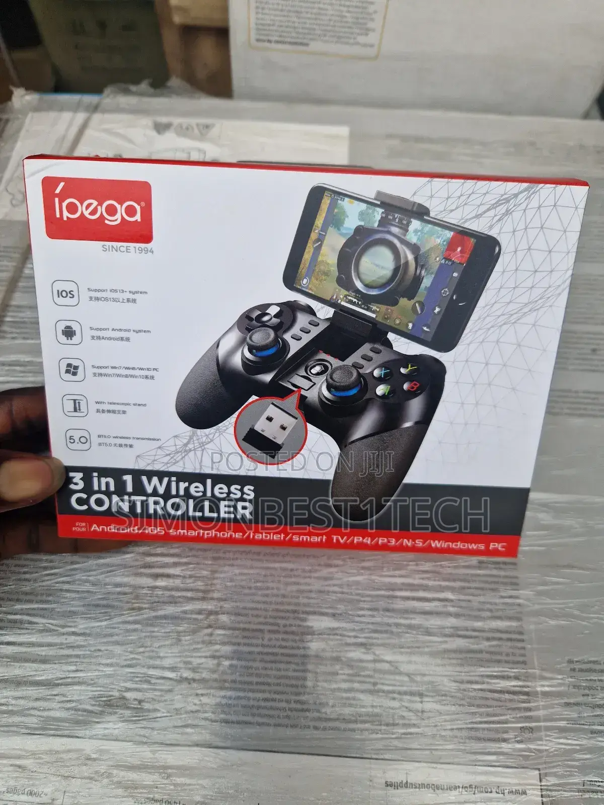 Wireless Controller Both Phone, Tablet, Tv Box and Smart Tv.