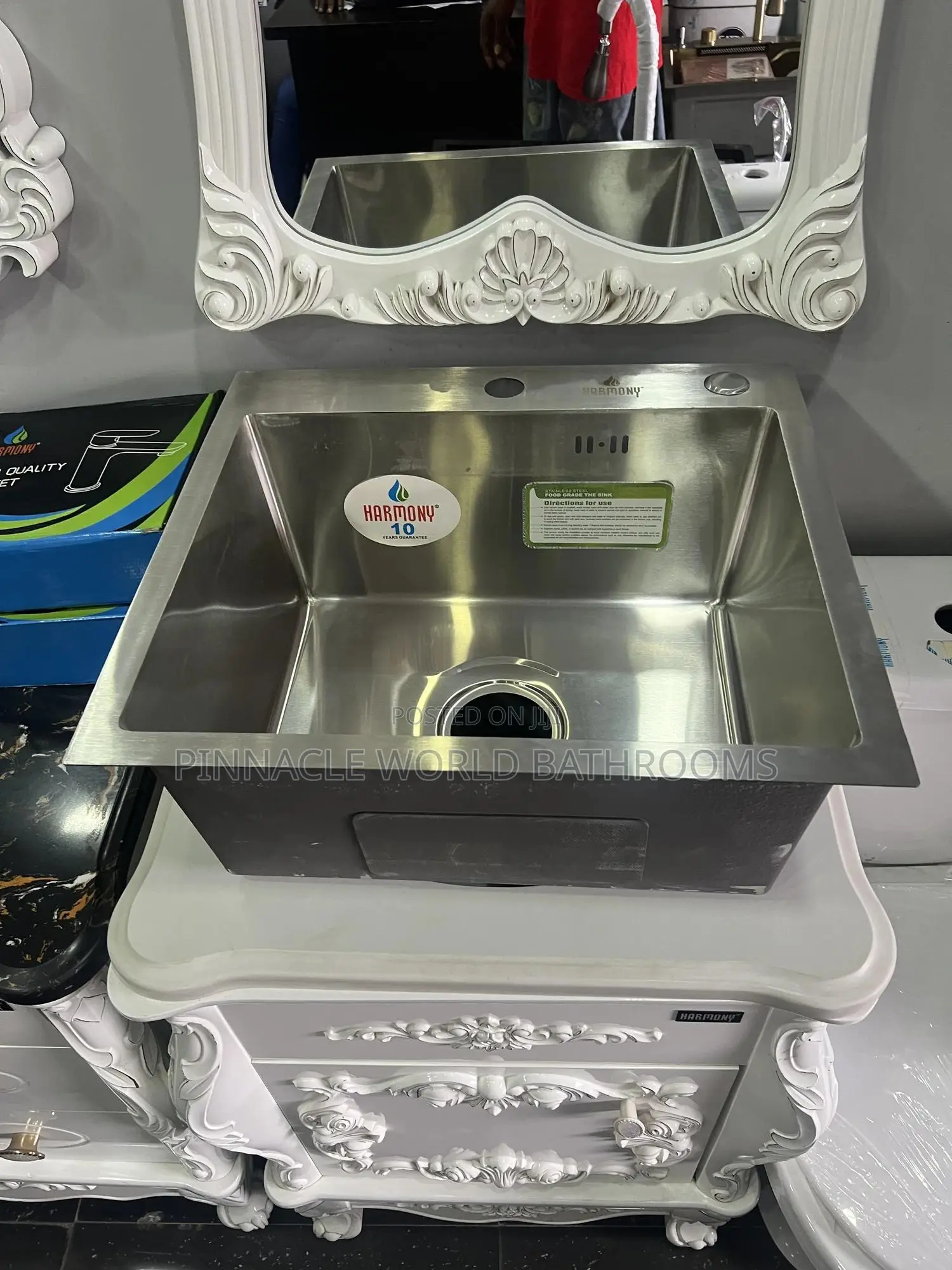 Single Bowl Handmade Kitchen Sink With Complete Accessories