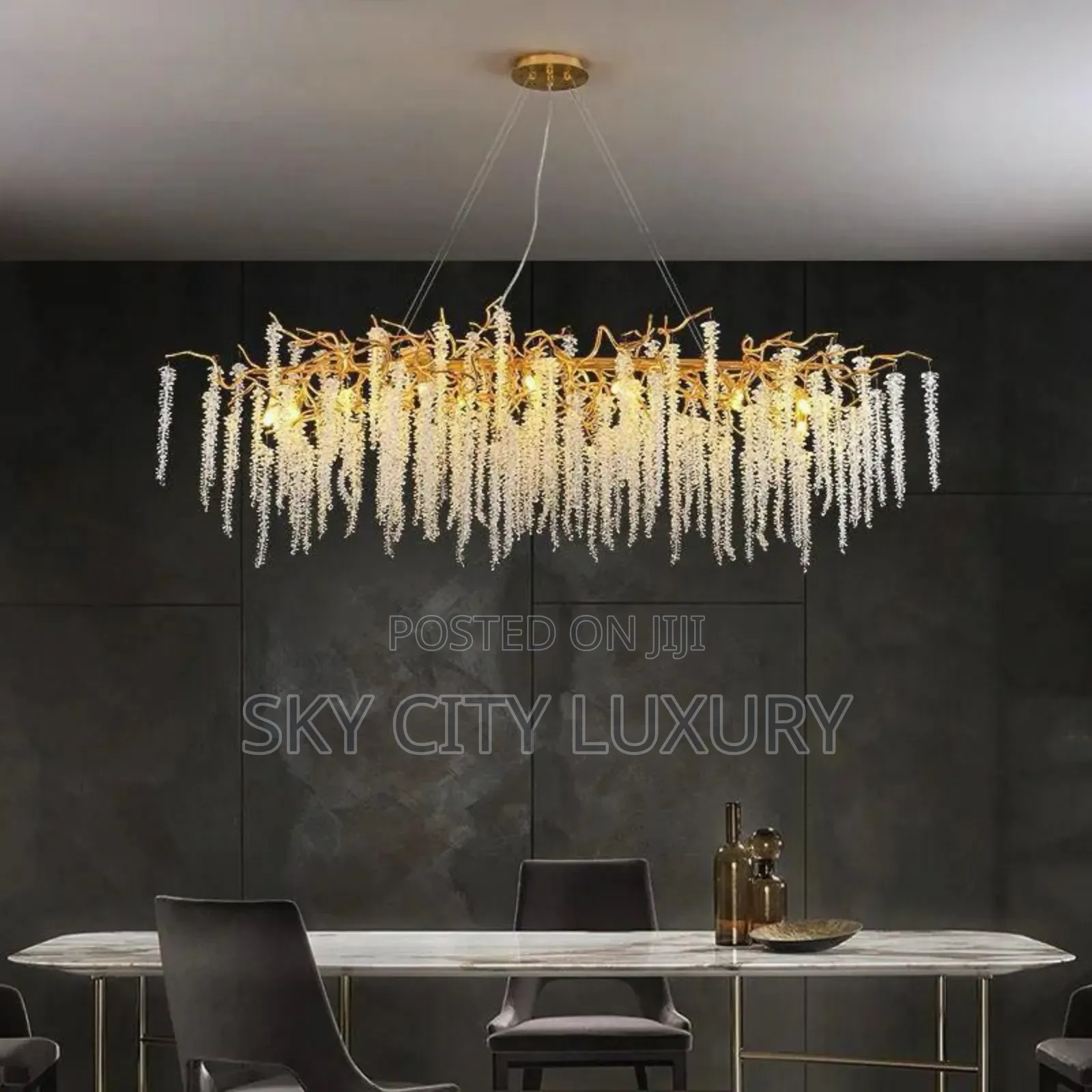 Nordic Luxury Crystal Chandelier Light