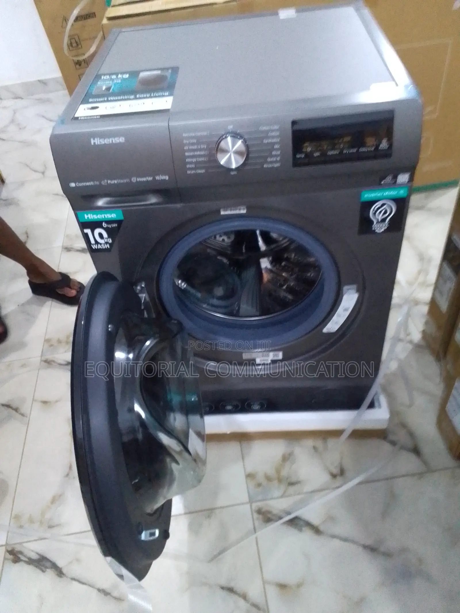 Current Selling 10kg Hisense Wash and Dry Washing Machine