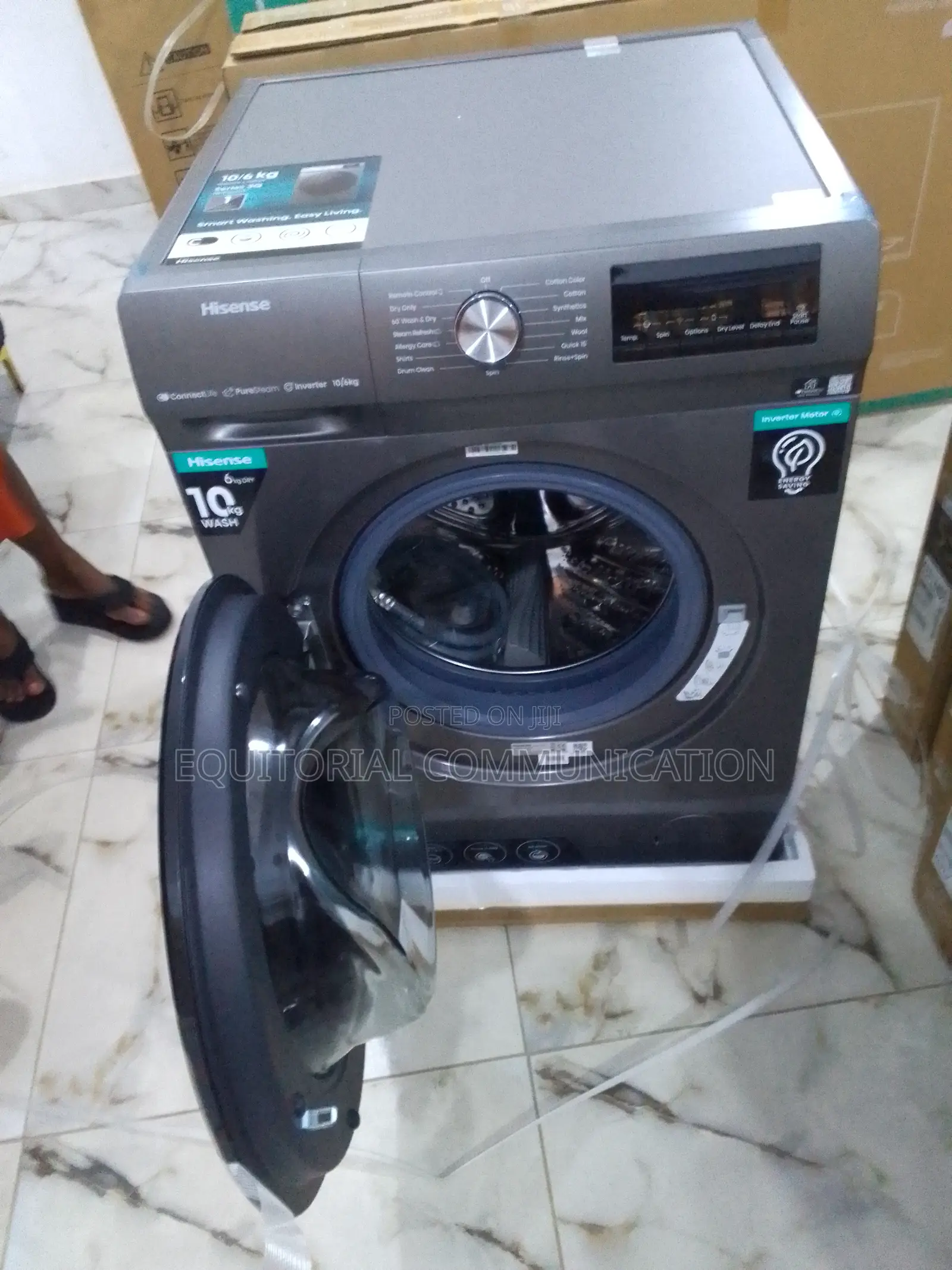 Current Selling 10kg Hisense Wash and Dry Washing Machine