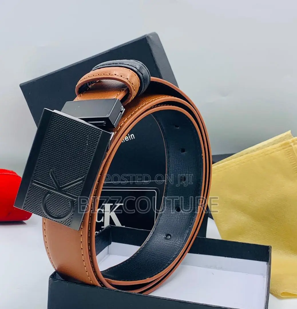 Original CALVIN Klein Brown Leather Belts Is Available Now