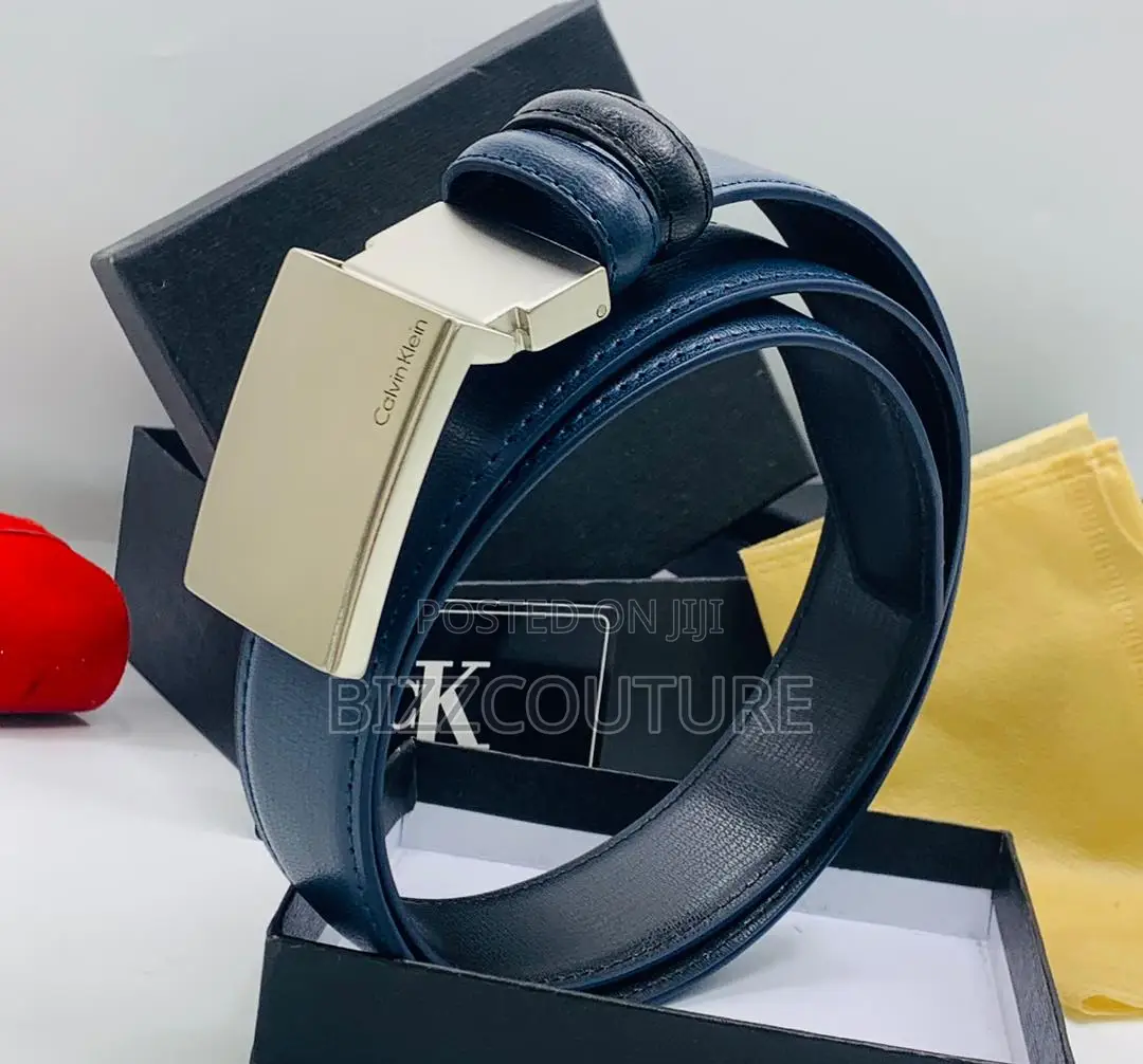 Original CALVIN Klein Black Leather Belt Is Available Now