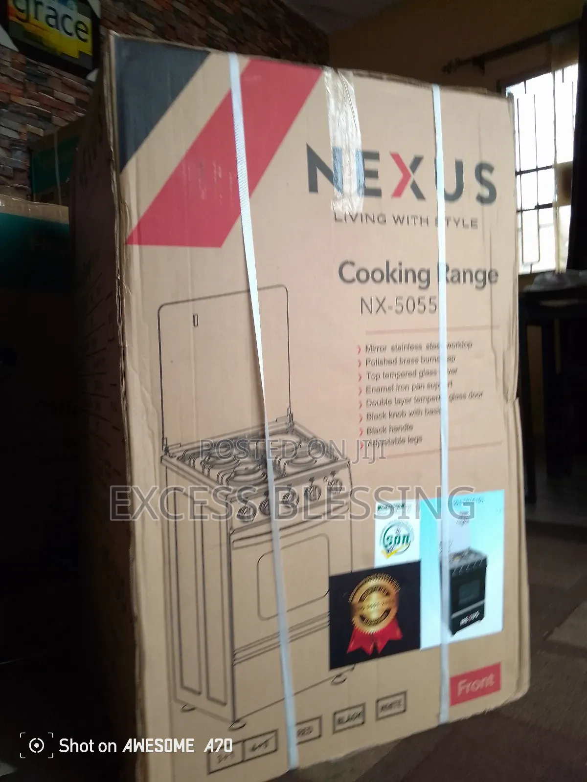 New Quality Nexus 50/50 4 Burners Gas Cooker_nx5055