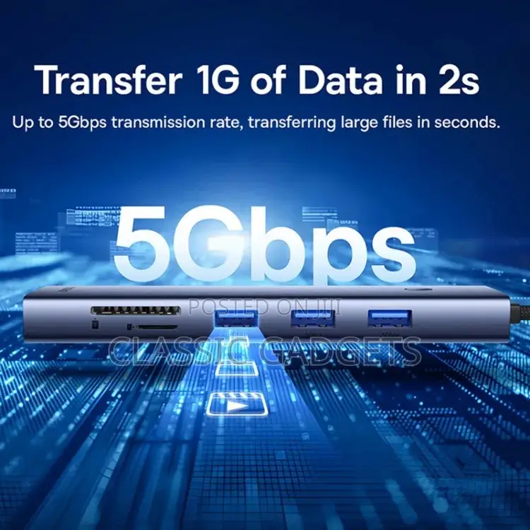 Baseus at 60hz 10-Port Type-C HUB Docking Station