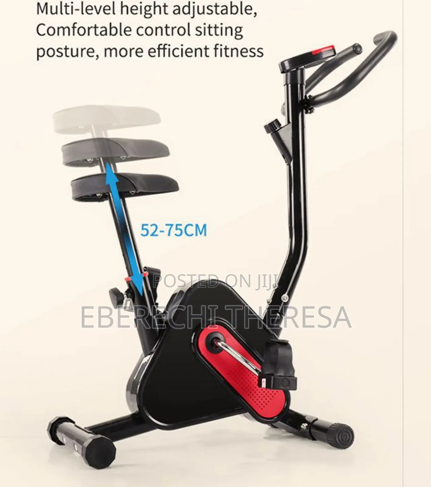 Multi Level Height Adjustable Magnetic Bike