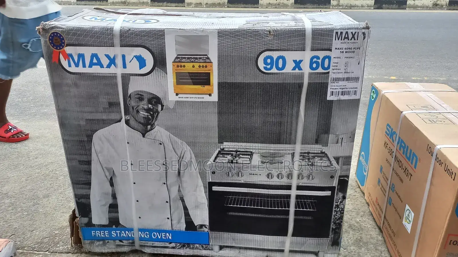 Maxi Free Standing Cooker 4+2 90x60