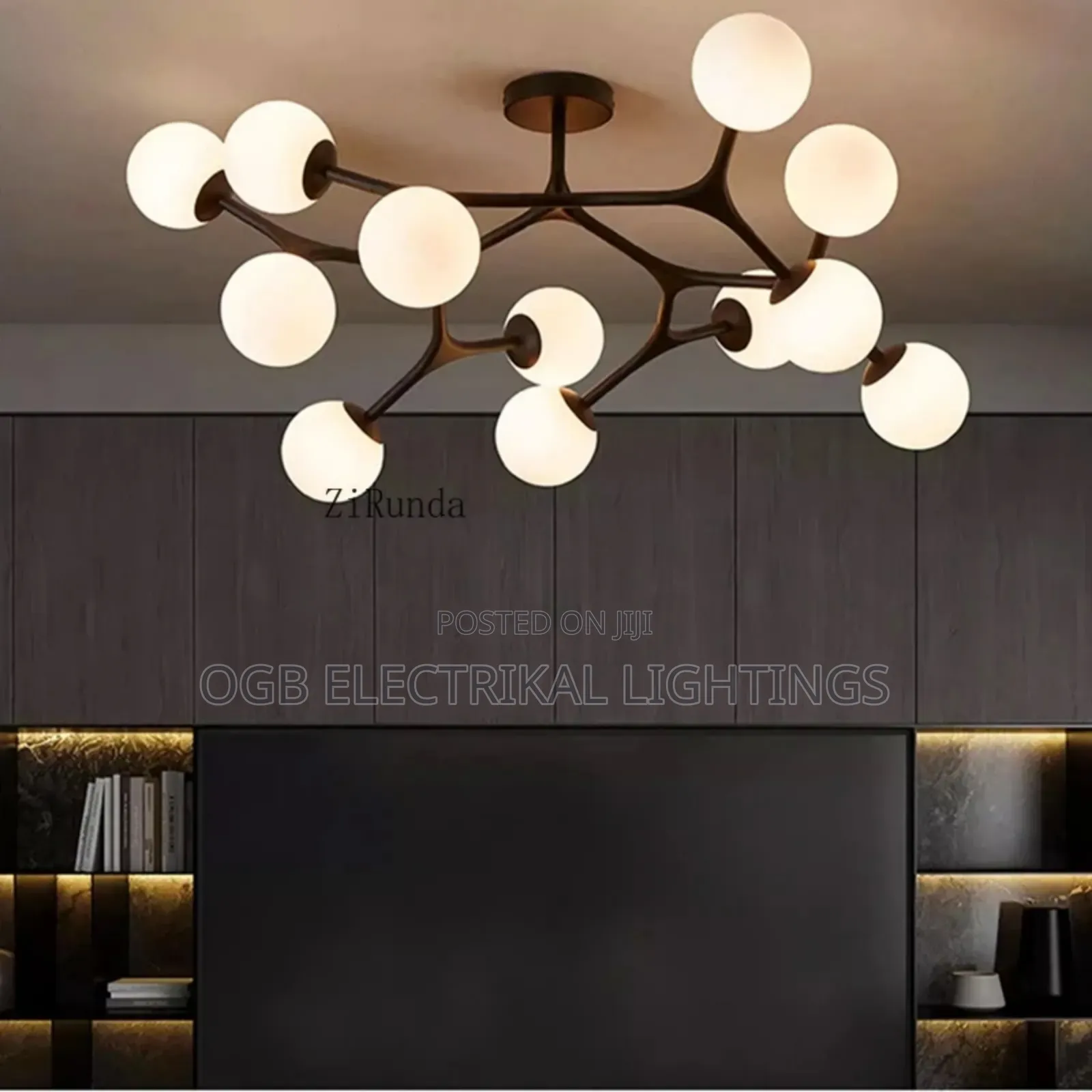 New Glass Ball Ceiling Chandelier