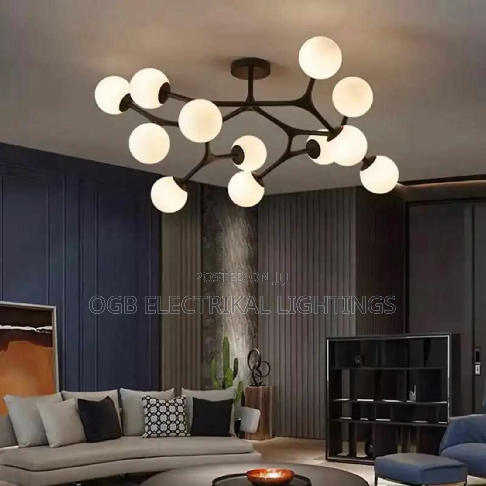 New Glass Ball Ceiling Chandelier