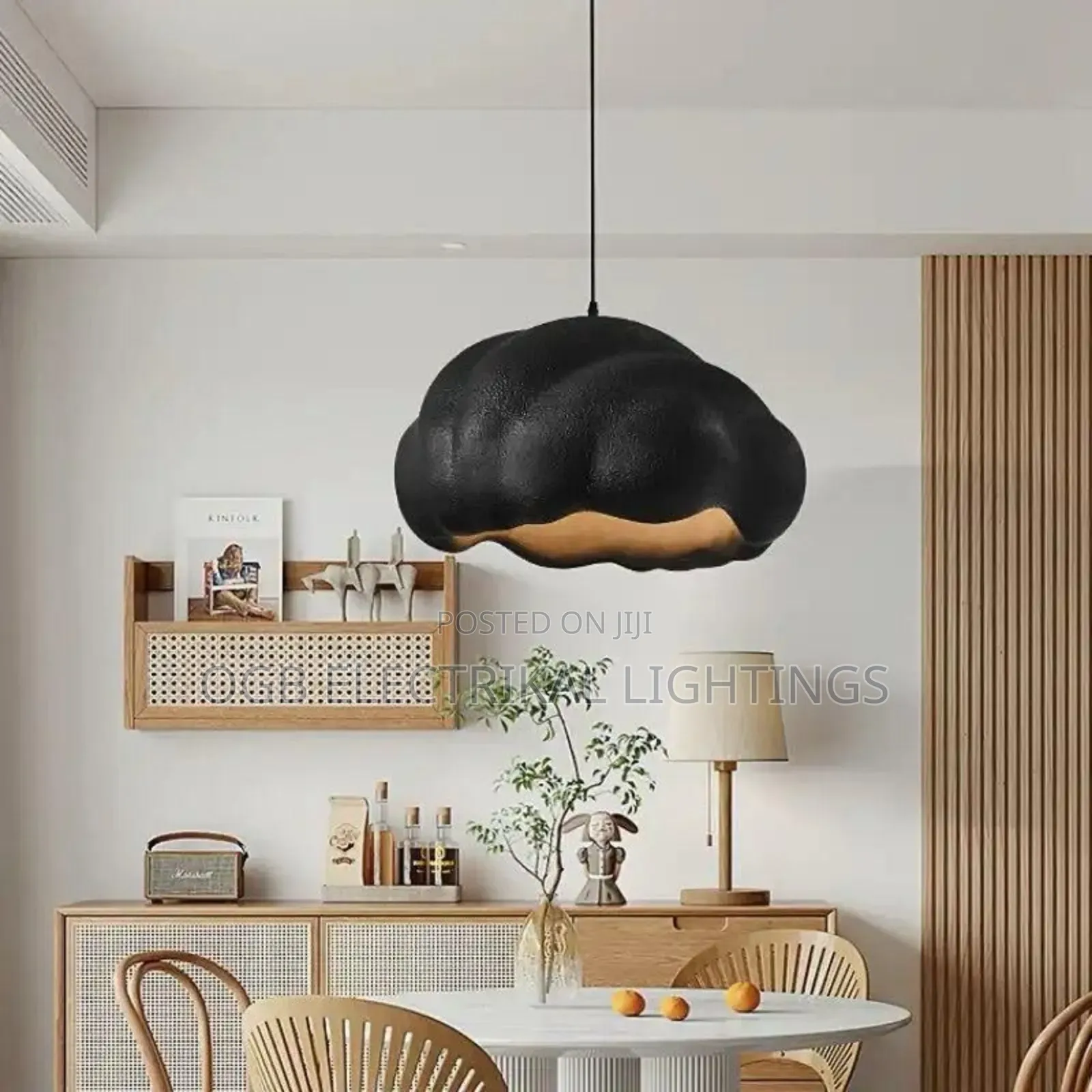 Simple Black Nordic Pendant Light