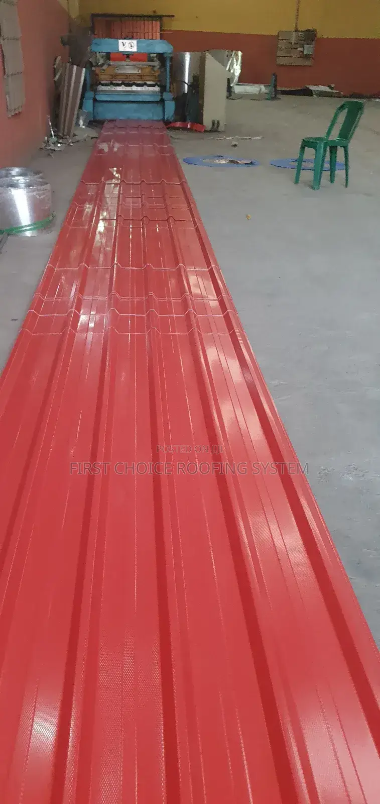 T C Red 0.55 Metral Design Roofing