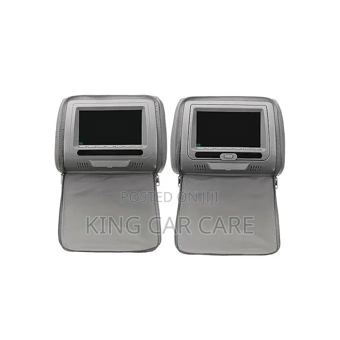 Digital Universal Car Headrest Monitor Unit + Game Pad-Grey