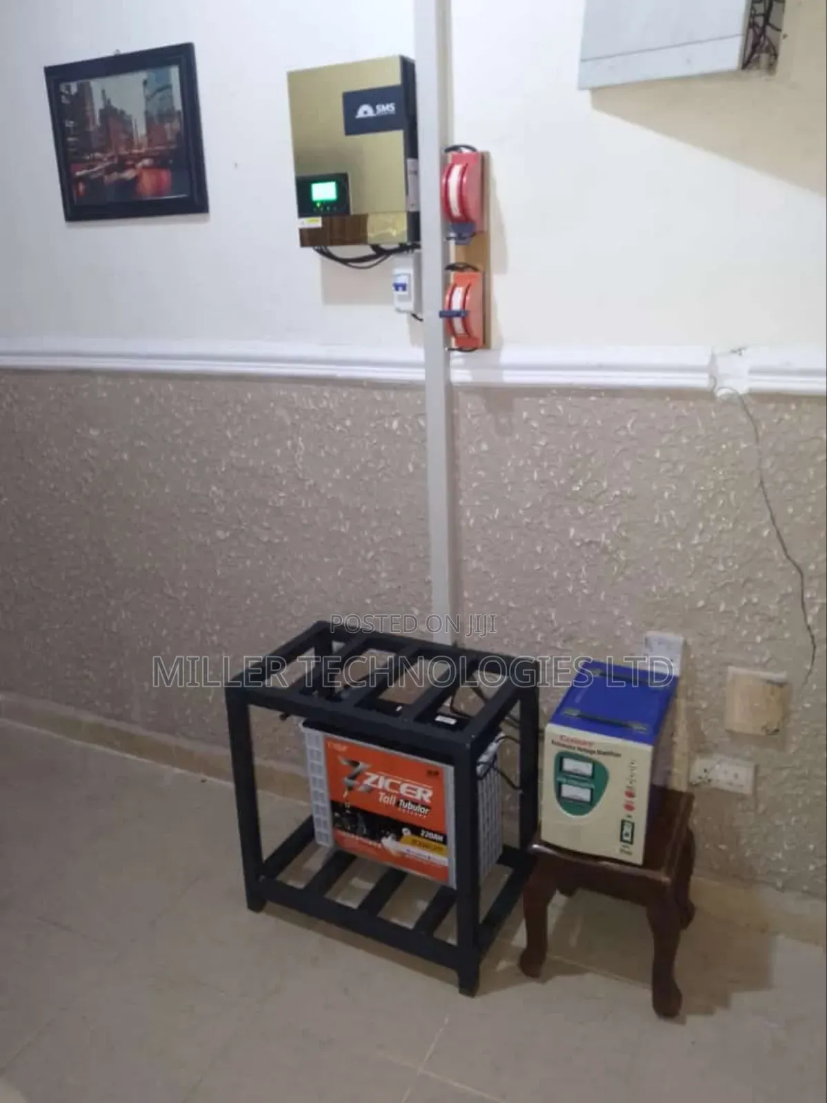 INVERTER SOLAR System 1 Battery Complete Installation