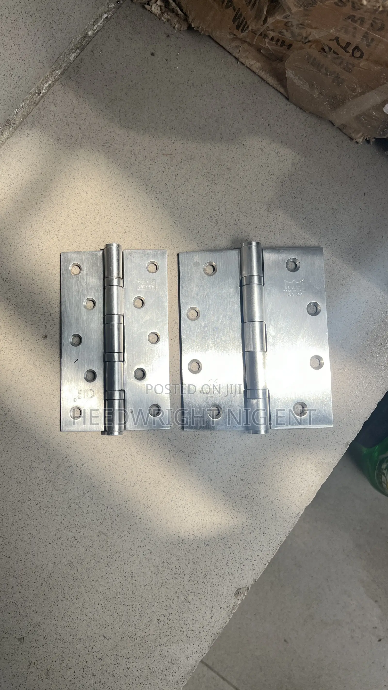 “5x5x4” S-Steel Security Door Hinges