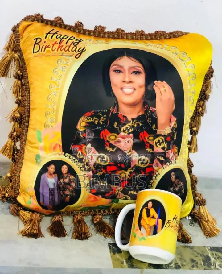 Custom Throw Pillow and Mug