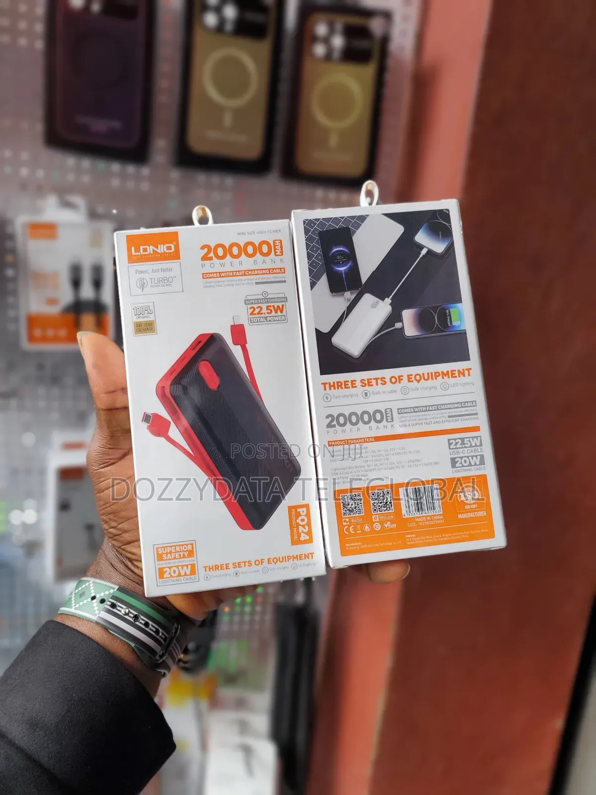 Ldnio 20000mah Built in Cable Power Bank Pq24