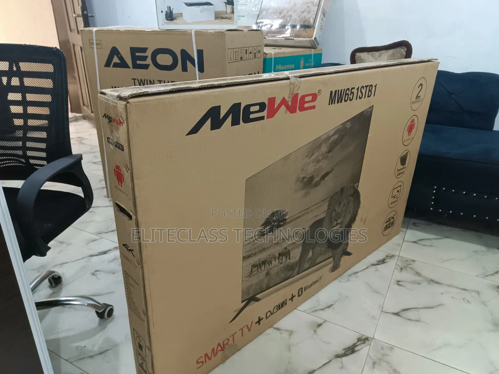 High Efficient MEWE 65 Inches Smart TV
