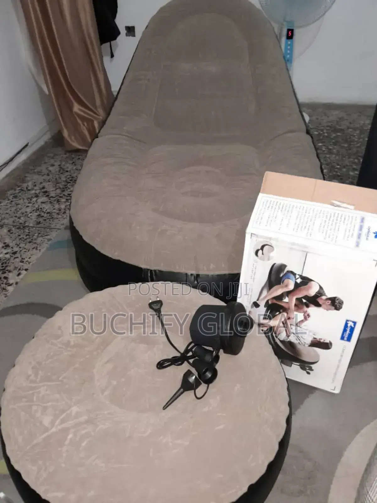 Inflatable Chair With Foot Rest