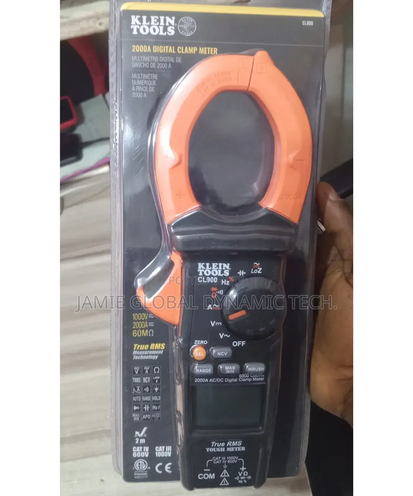 Klein AC/DC Clamp Meter CL900