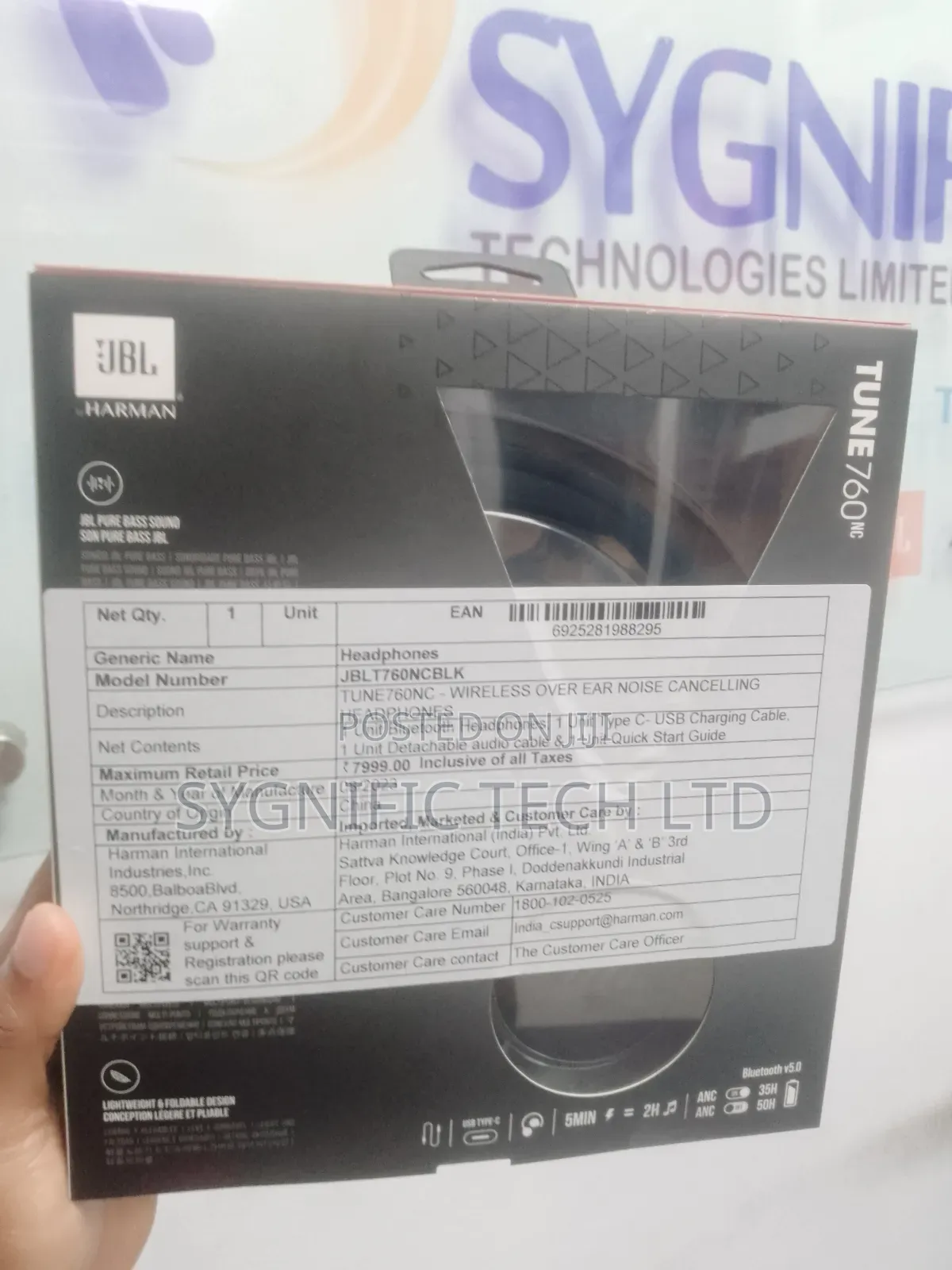 JBL Tune 760nc Headphone