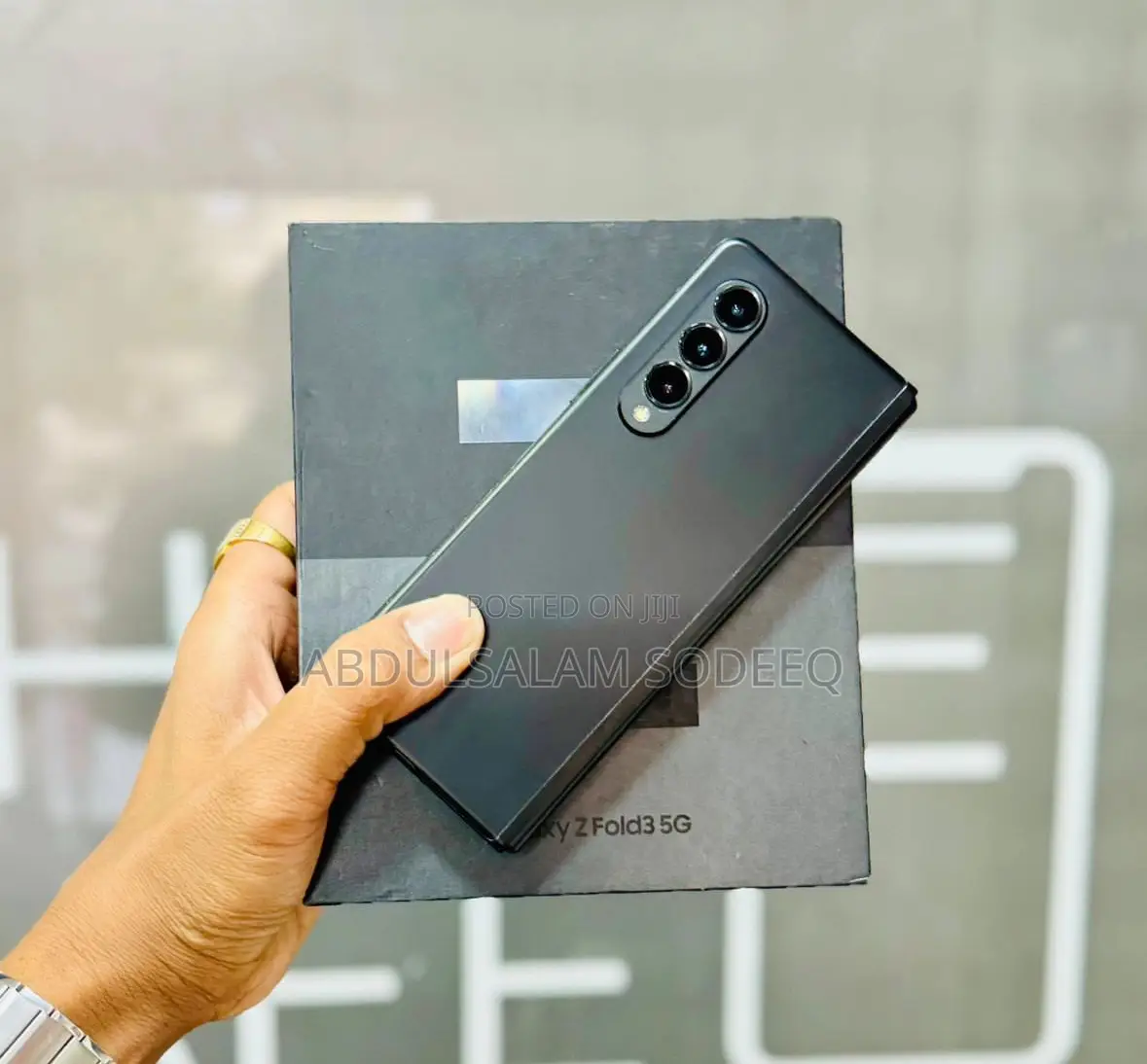New Samsung Galaxy Z Fold3 5G 256 GB Black