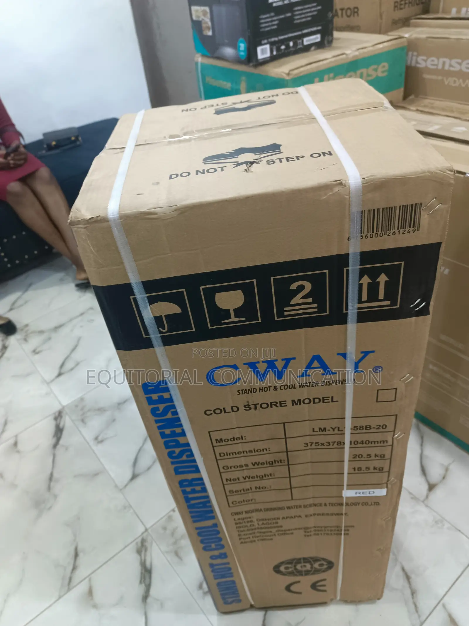 CWAY Water Dispenser With Refrigerator – LM-YLI-58B-20