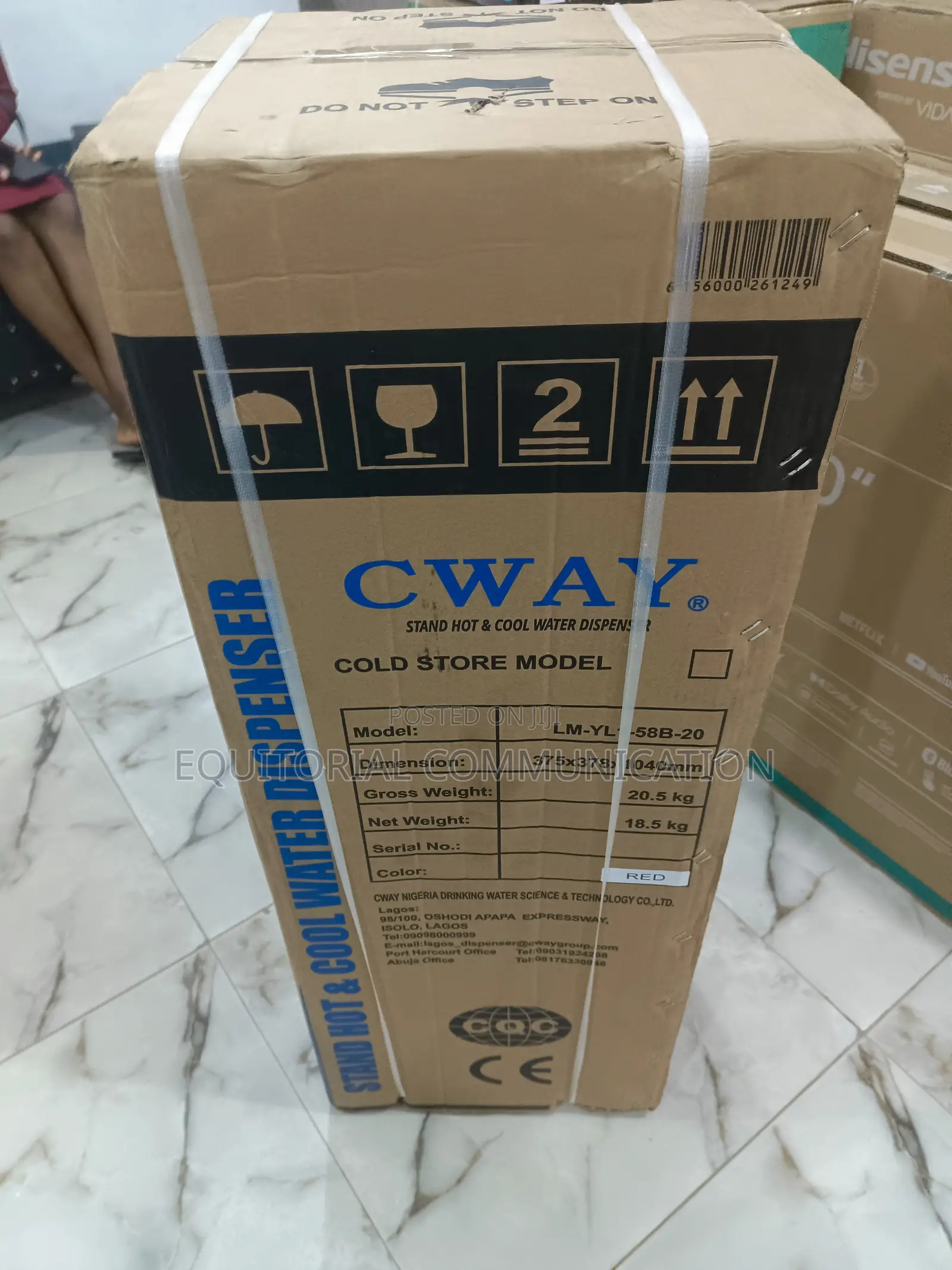 CWAY Water Dispenser With Refrigerator – LM-YLI-58B-20