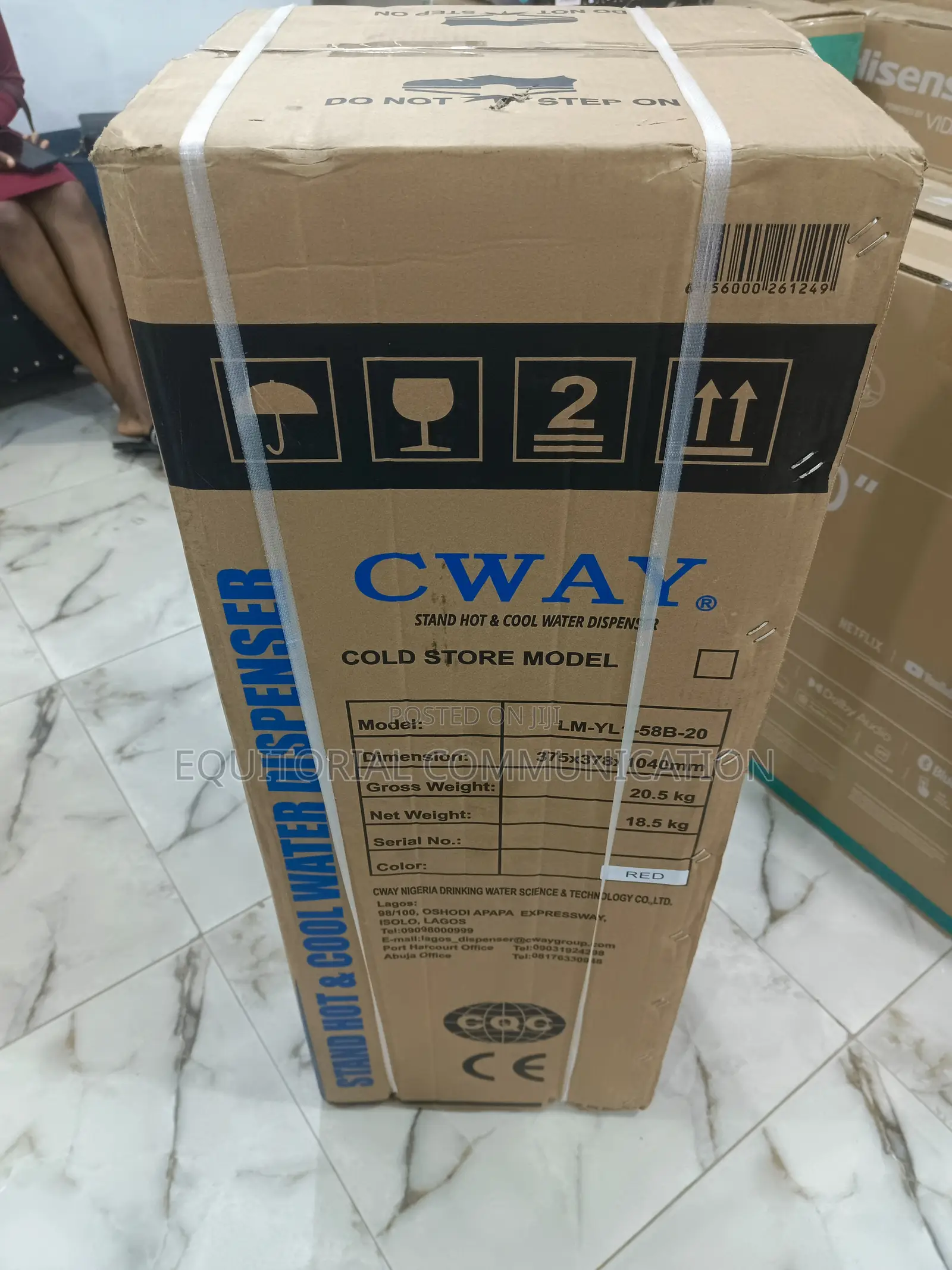CWAY Water Dispenser With Refrigerator – LM-YLI-58B-20