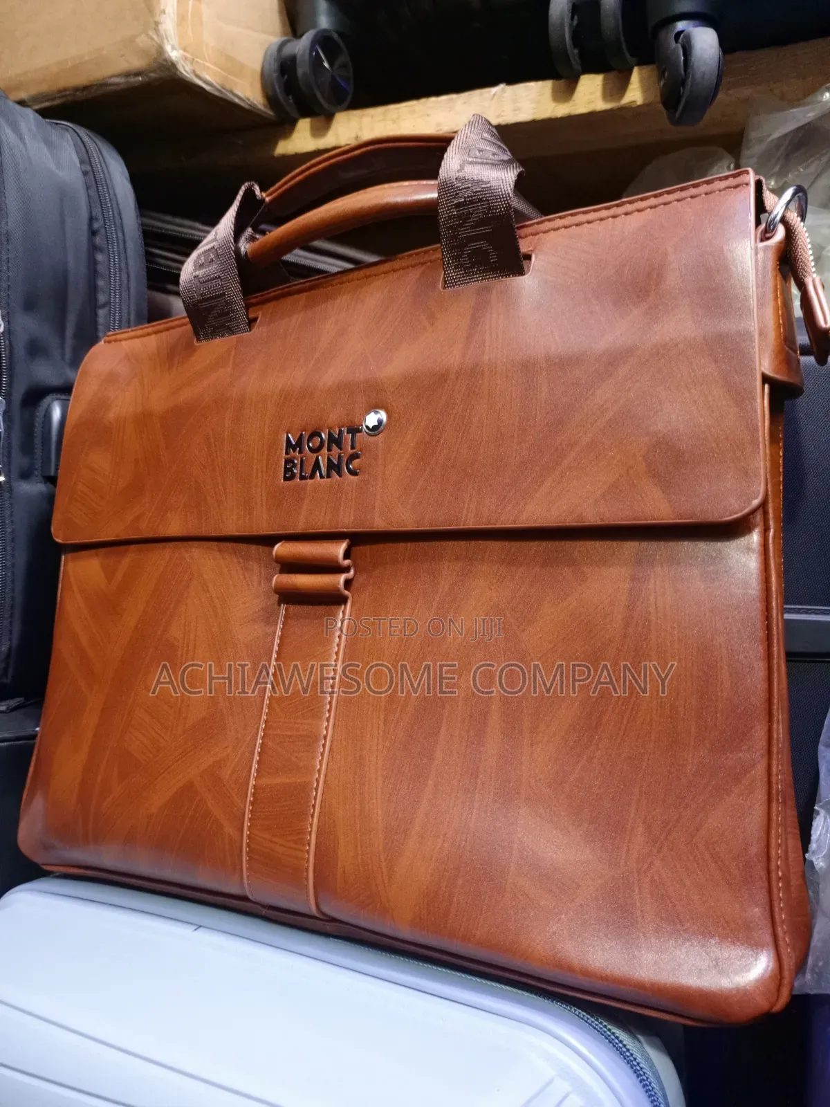 Mont Blanc Leather Office Bag
