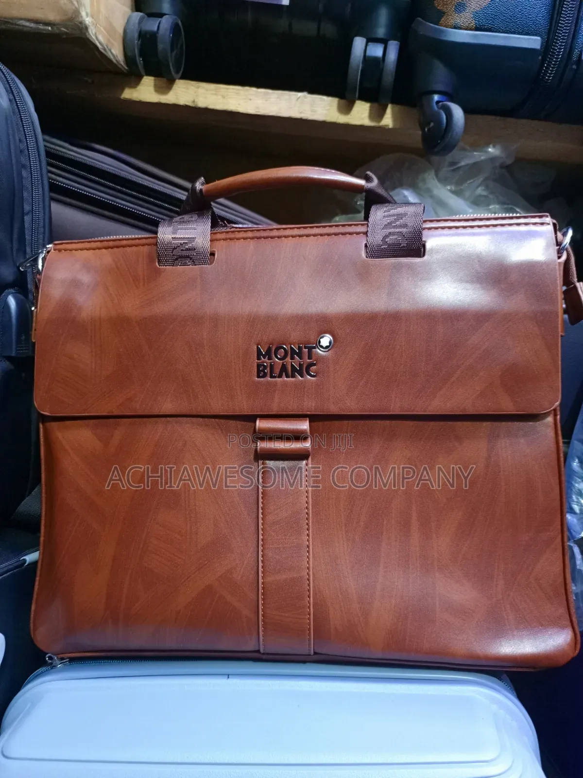 Mont Blanc Leather Office Bag
