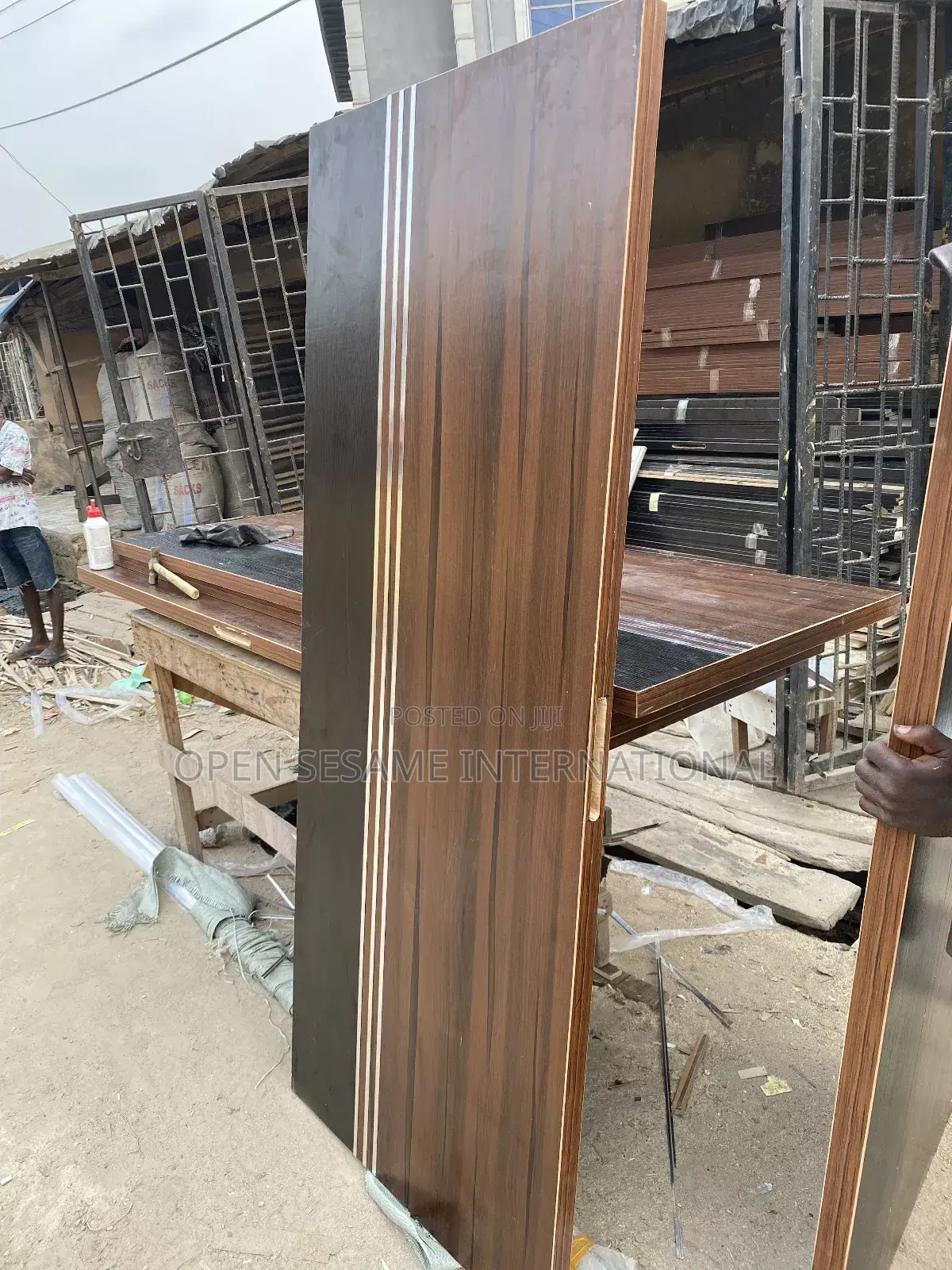 Black and Brown HDF Door