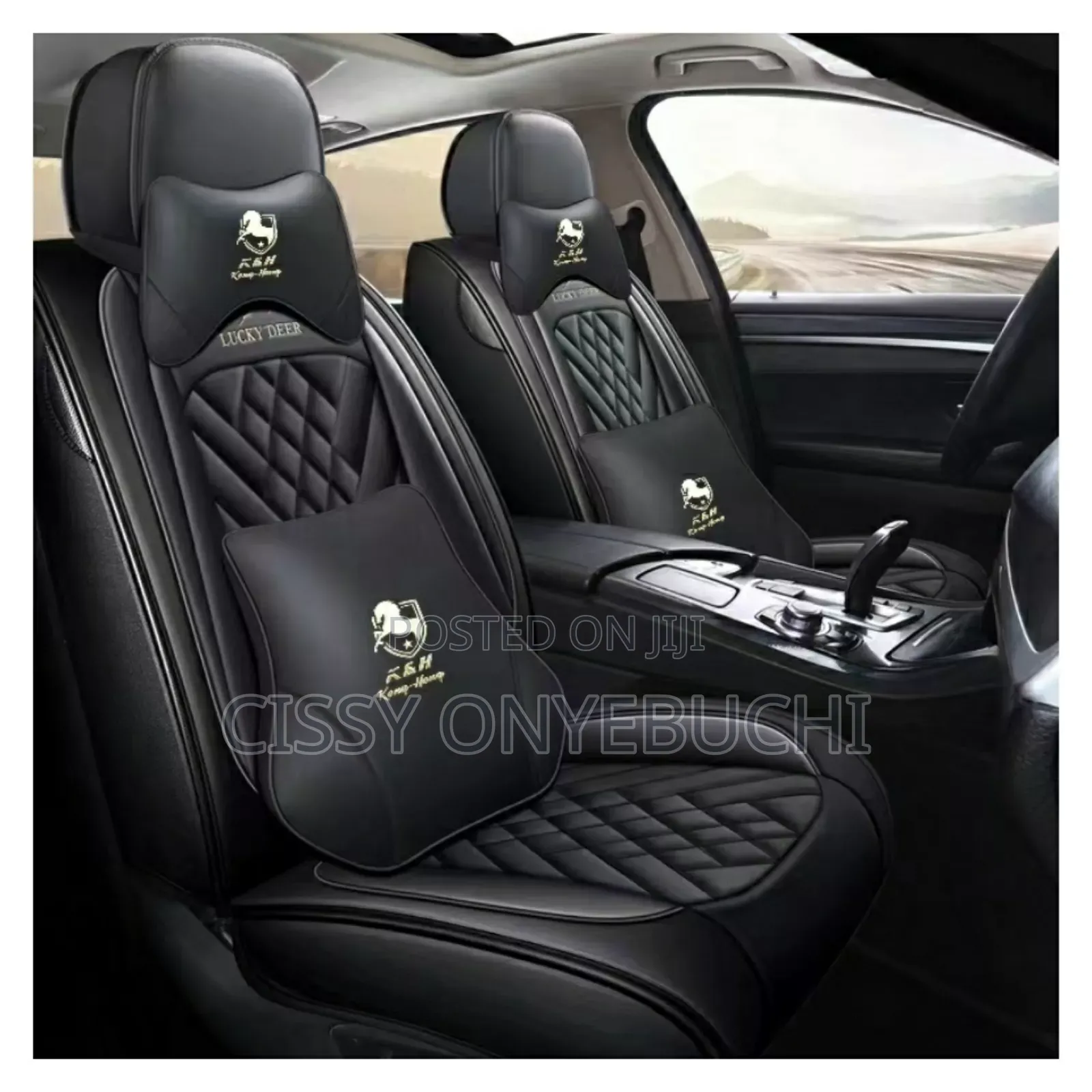 Black Complete Set Seat Covers