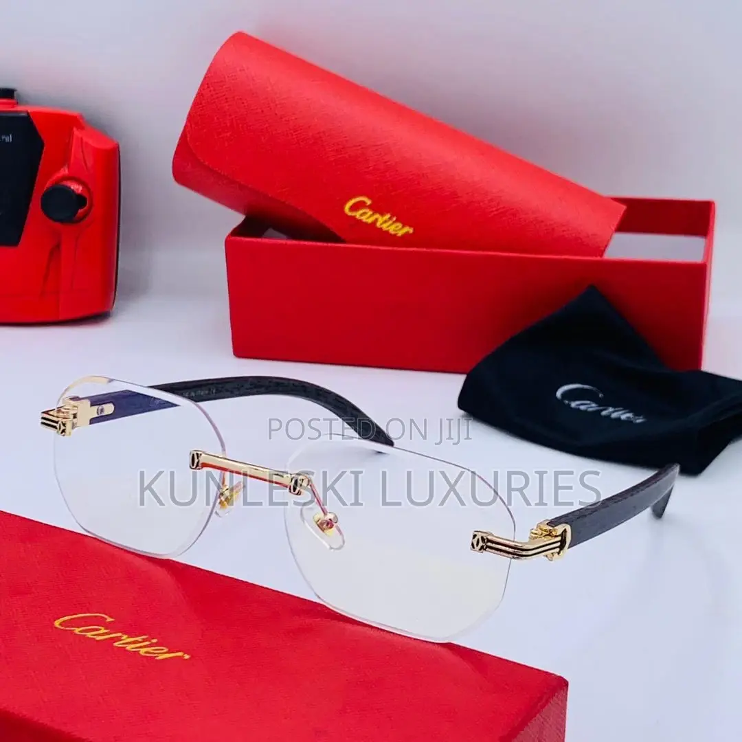 Original Cartier Men Eyewear Glasses Collections