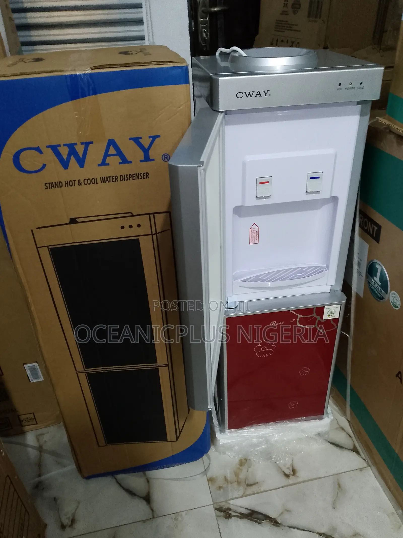 Hot and Cold Cway New Quality Water Dispenser With Fridge