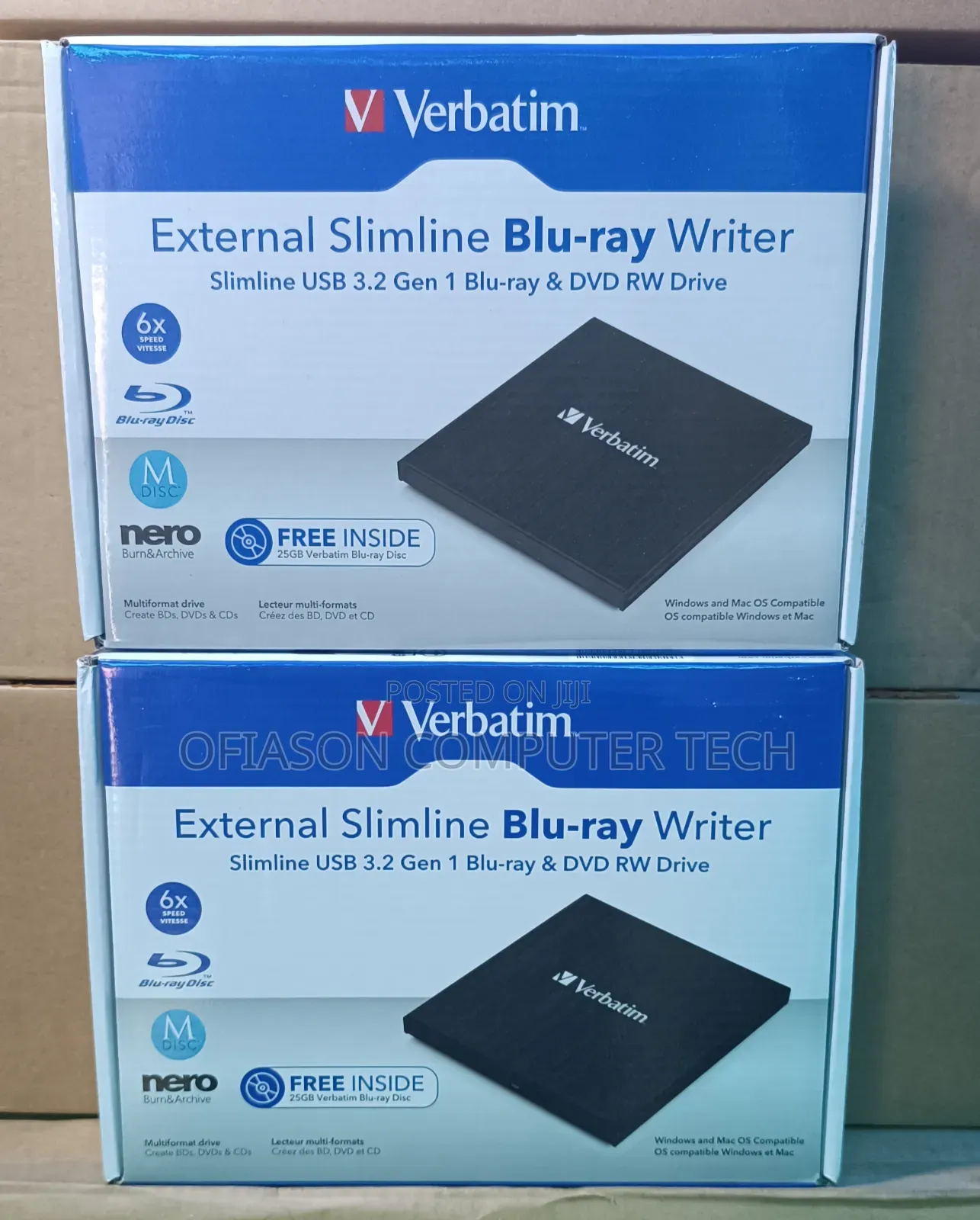 Verbatim Slimline Blu-Ray Writer