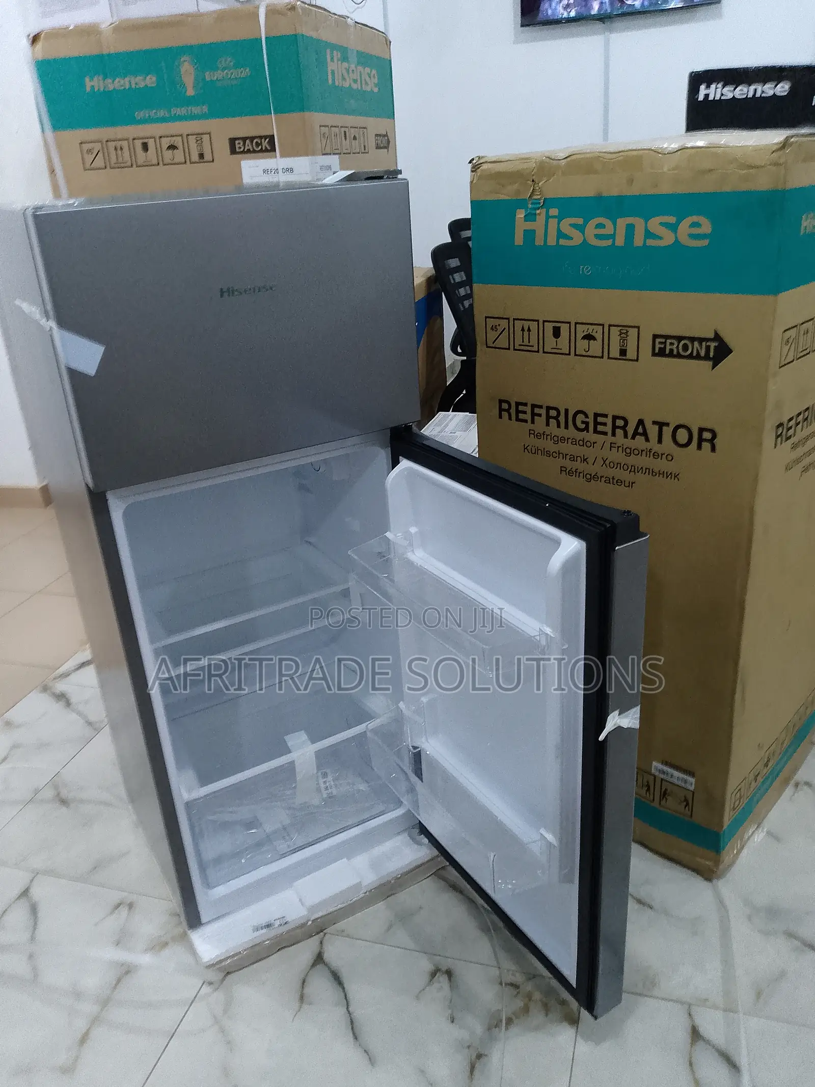 Durable 124 Liters Hisense 172dr Double Door Refrigerator