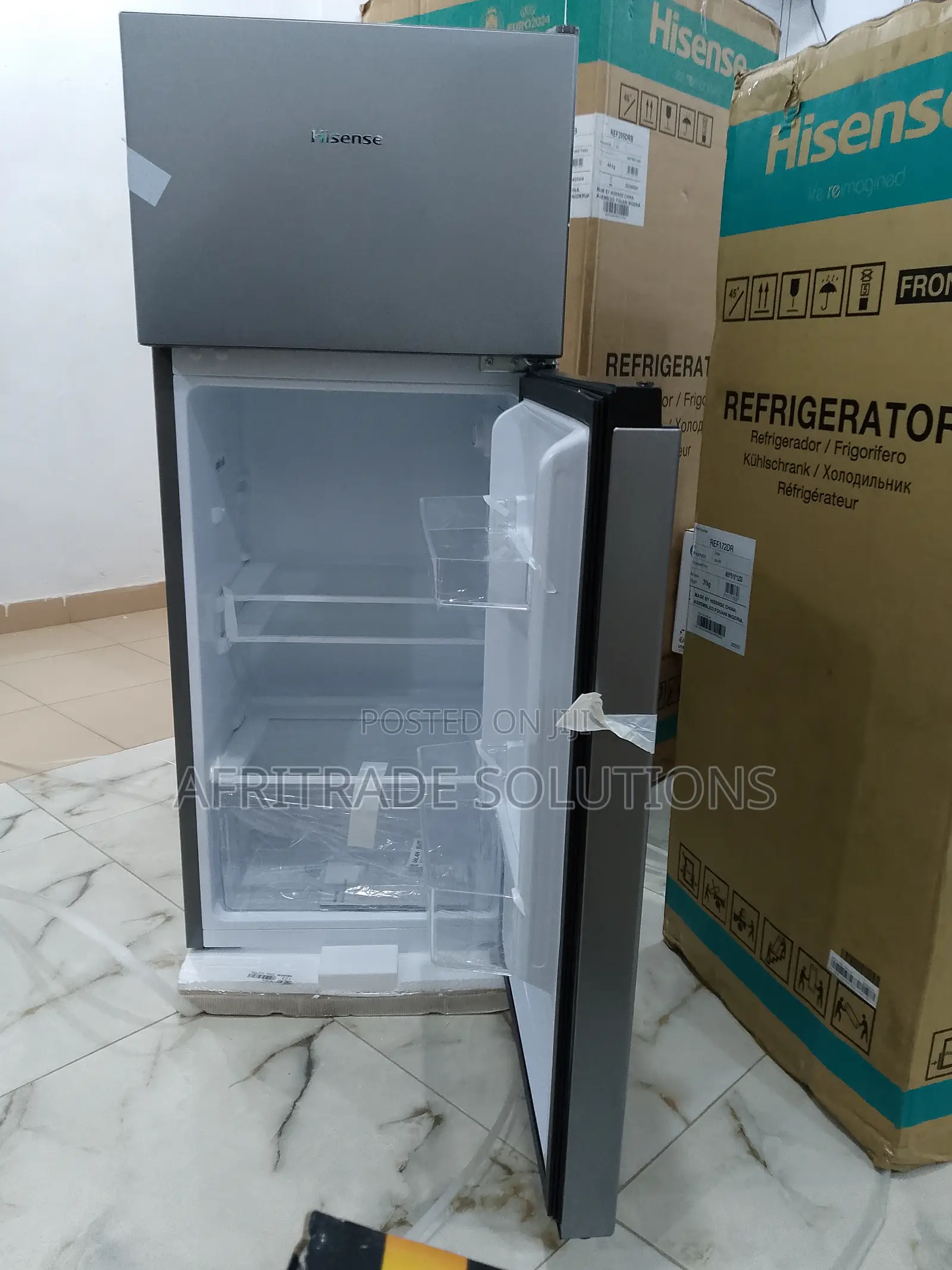 High Quality 124 Liters Hisense 172dr Double Door Refrigerat