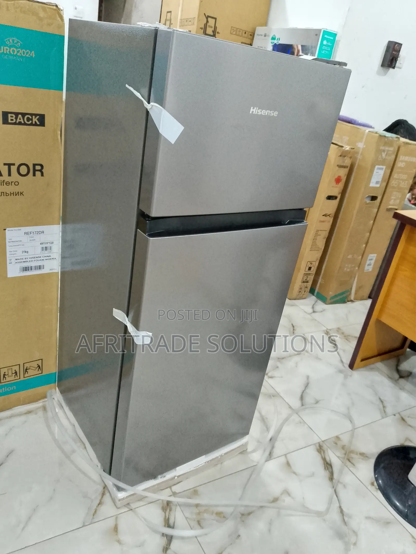 124 Liters Hisense 172dr Double Door Strong Refrigerator