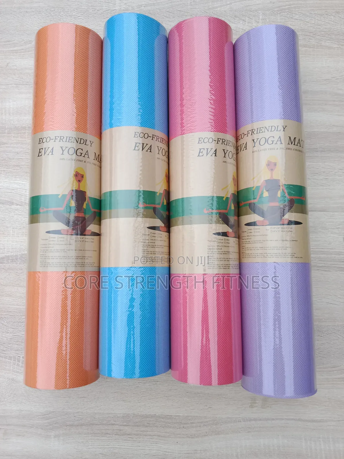 Eco-friendly Exercise Gym / Yoga Mats (With Carrier Bags)