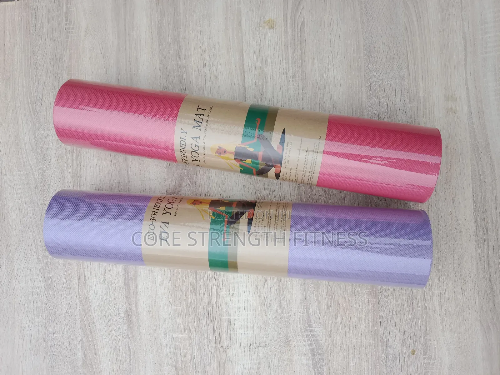 Eco-friendly Exercise Gym / Yoga Mats (With Carrier Bags)